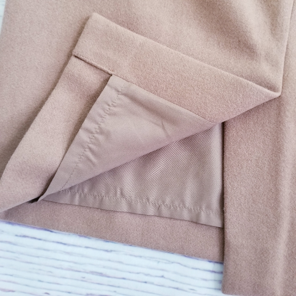 J.Crew The Pencil Skirt 70% Wool Tan Beige - Picture 5 of 7